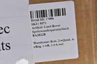 Land Rover Spritzwandreparaturblech BA2022B Bild 5