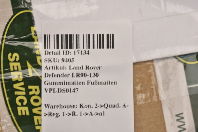 Land Rover Defender LR90-130 Gummimatten Fußmatten VPLDS0147 Bild 8