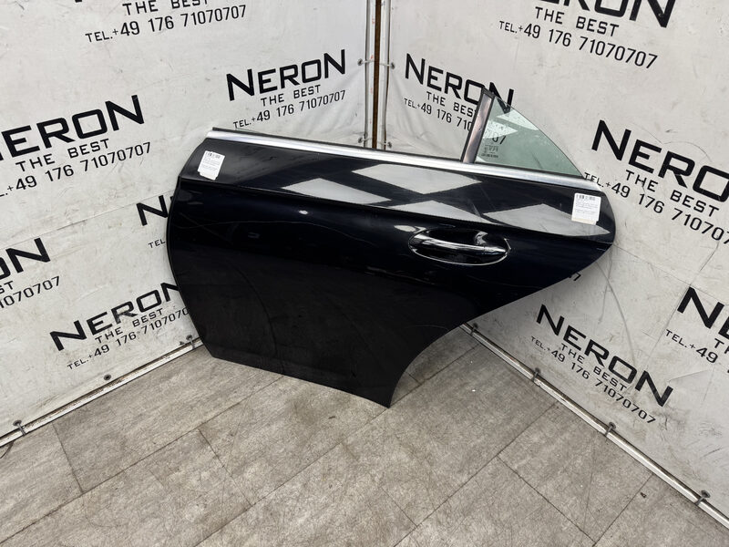Mercedes CLS C219 W219 Mopf  Tür Hinten Links 197 Obsidian Schwarz