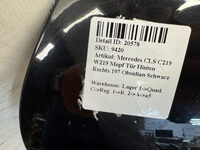Mercedes CLS C219 W219 Mopf  Tür Hinten Rechts 197 Obsidian Schwarz Bild 6