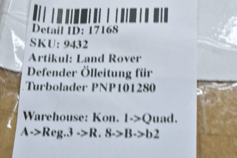 Land Rover Defender Ölleitung für Turbolader PNP101280 Bild 5