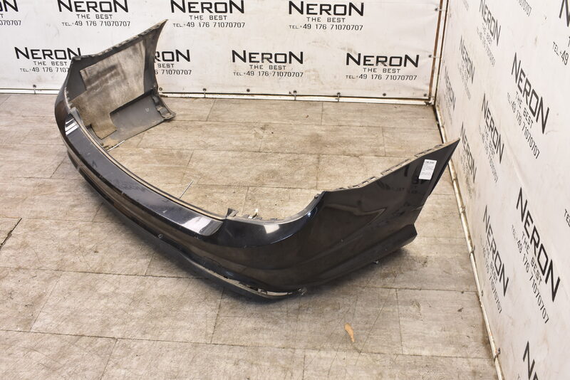 Mercedes C Klasse Kombi W204 Stoßstange Schürze Hinten 197 Obsidian Schwarz Bild 2