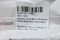 Land Rover Radhabe 16mm Radbolzen FRX1993C Bild 4