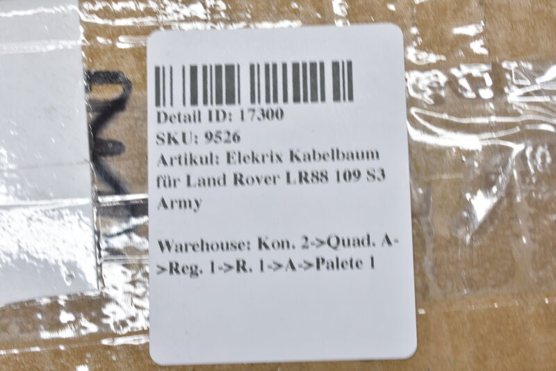 Elekrix Kabelbaum für Land Rover LR88 109 S3 Army Bild 6