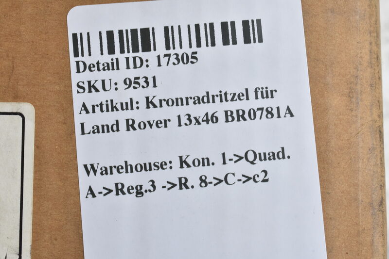 Kronradritzel für Land Rover 13x46  BR0781A Bild 4