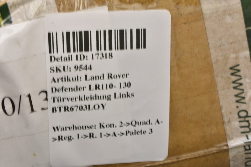 Land Rover Defender  LR110- 130 Türverkleidung Links BTR6703LOY Bild 5