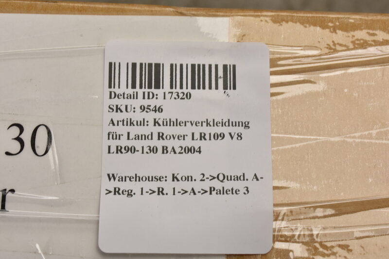 Kühlerverkleidung für Land Rover LR109 V8 LR90-130 BA2004 Bild 5