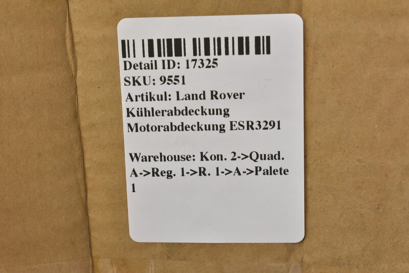 Land Rover Kühlerabdeckung Motorabdeckung ESR3291 Bild 5