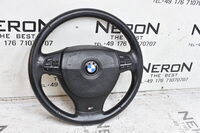 BMW 5er F10 F01 F02 F11 F18 Lenkrad Leder Multifunktion  Schwarz Bild 1
