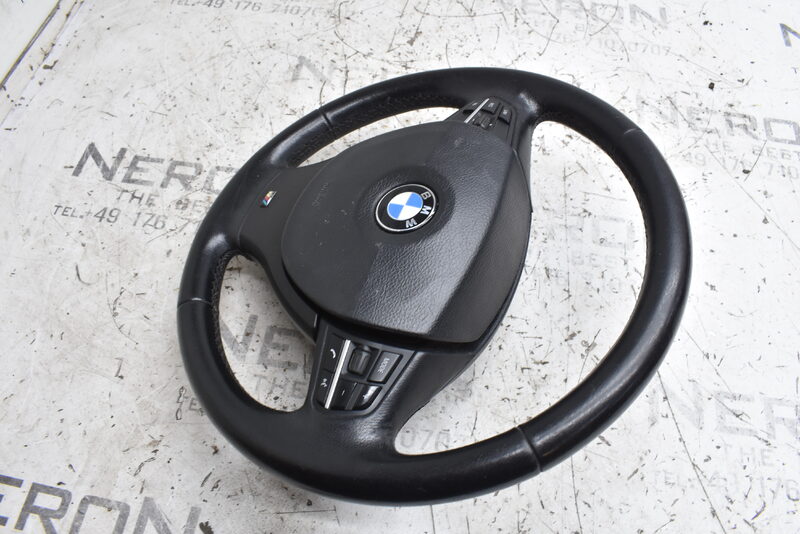 BMW 5er F10 F01 F02 F11 F18 Lenkrad Leder Multifunktion  Schwarz Bild 3