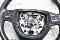 BMW 5er F10 F01 F02 F11 F18 Lenkrad Leder Multifunktion  Schwarz Bild 5