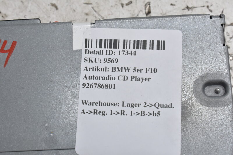 BMW 5er F10  Autoradio CD Player 926786801 Bild 7