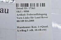 Federaufhängung Vorn Links für Land Rover 88/109 BA2008 Front spring hanger LH Bild 6