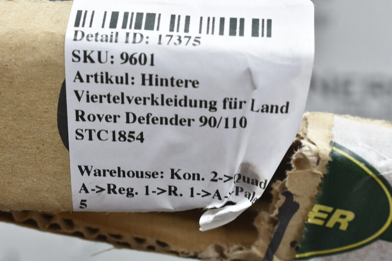Hintere Viertelverkleidung  für Land Rover Defender 90/110   STC1854 Bild 6