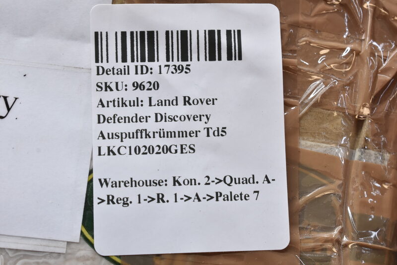 Land Rover Defender Discovery Auspuffkrümmer Td5 LKC102020GES Bild 4