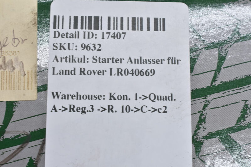 Starter Anlasser für Land Rover LR040669 Bild 5