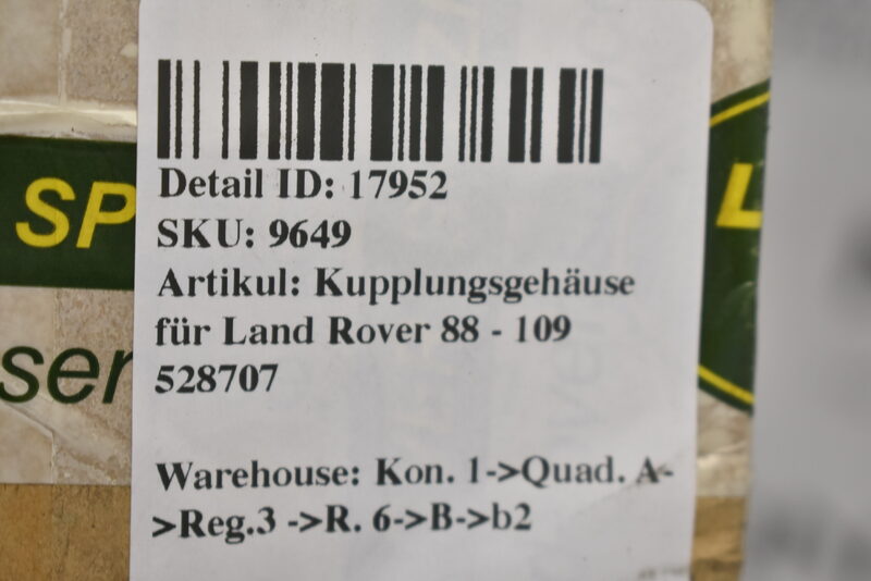 Kupplungsgehäuse für Land Rover 88 - 109 528707 Bild 4