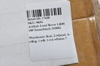 Land Rover LR88 109 Tunnelblech 333882 Bild 6