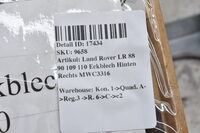 Land Rover LR 88 90 109 110 Eckblech Hinten Rechts MWC3316 Bild 6