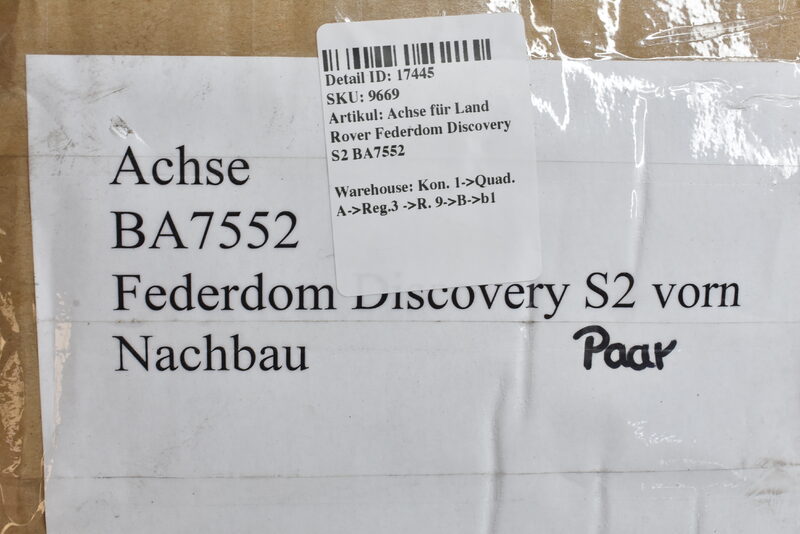 Achse für Land Rover Federdom Discovery S2 BA7552 Bild 5