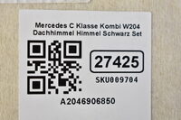 Mercedes C Klasse Kombi W204 Dachhimmel Himmel Schwarz Set A2046906850 Bild 8
