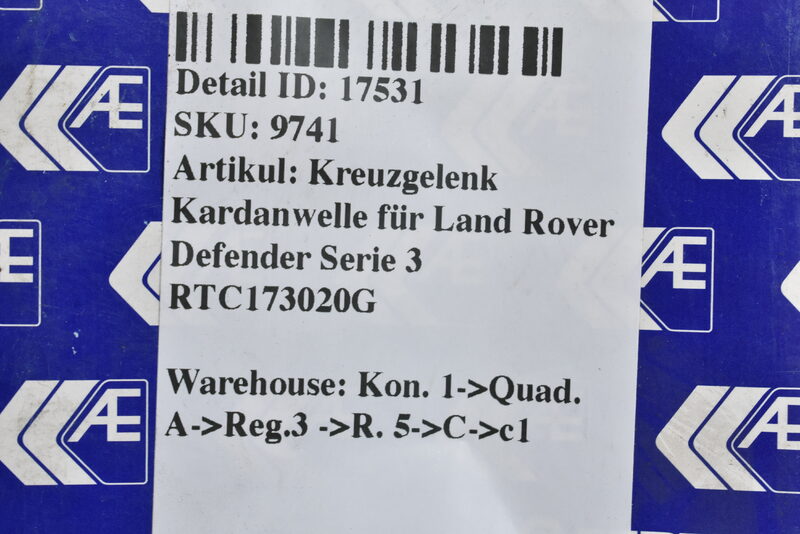 Kreuzgelenk Kardanwelle für Land Rover Defender Serie 3 RTC173020G Bild 4