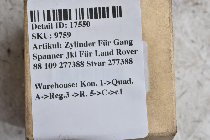 Zylinder Für Gang Spanner Jkl Für Land Rover 88 109 277388 Sivar 277388 Bild 3