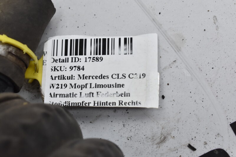 Mercedes CLS C219 W219 Airmatic Luft Federbein Stoßdämpfer Hinten Rechts Bild 5