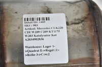 Mercedes CLK 220 CDI W209 W203 KT1175 Katalysator Kat A2034902836 Bild 3