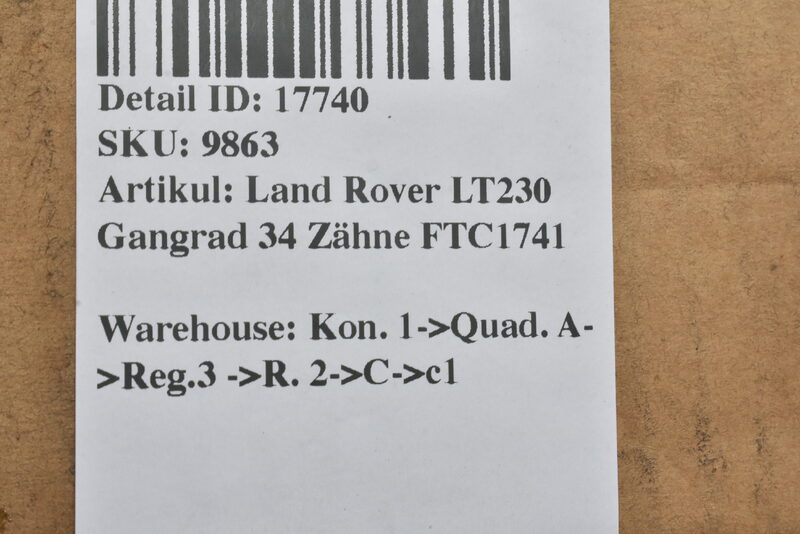 Land Rover LT230 Gangrad 34 Zähne  FTC1741 Bild 4