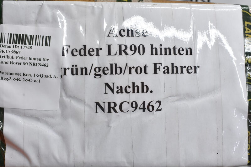 Feder hinten für Land Rover 90 NRC9462 Bild 3