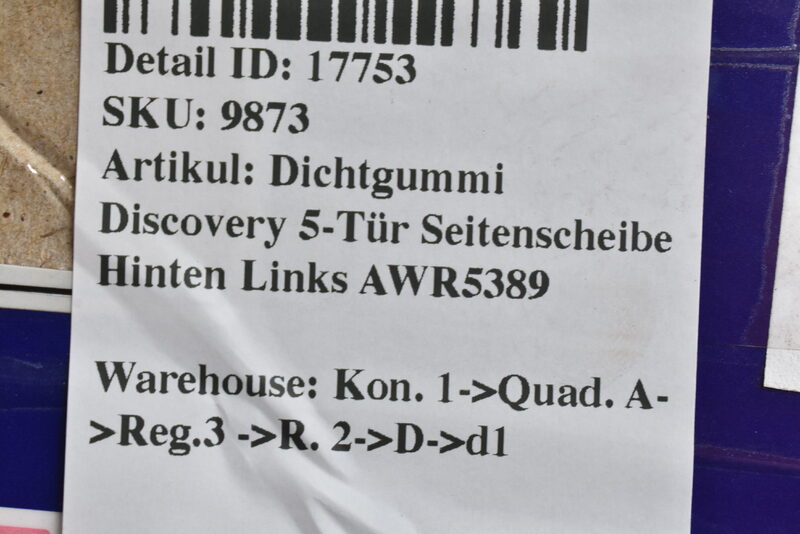 Dichtgummi Discovery 5-Tür Seitenscheibe Hinten Links AWR5389 Bild 4