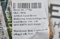 Land Rover Halterung Schmutzfänger  für Land Rover 110 - 130 MTC8357V MTC8358V Bild 4