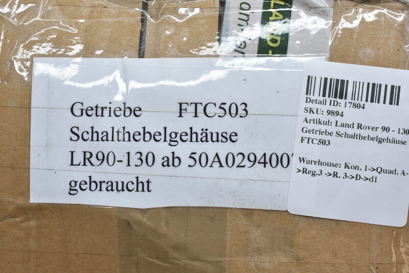 Land Rover 90 - 130  Getriebe Schalthebelgehäuse FTC503 Bild 3