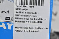 Spannrolle - Hilfsantriebsriemen Klimaanlage für Land Rover Defender V8 ERR3440G Bild 3