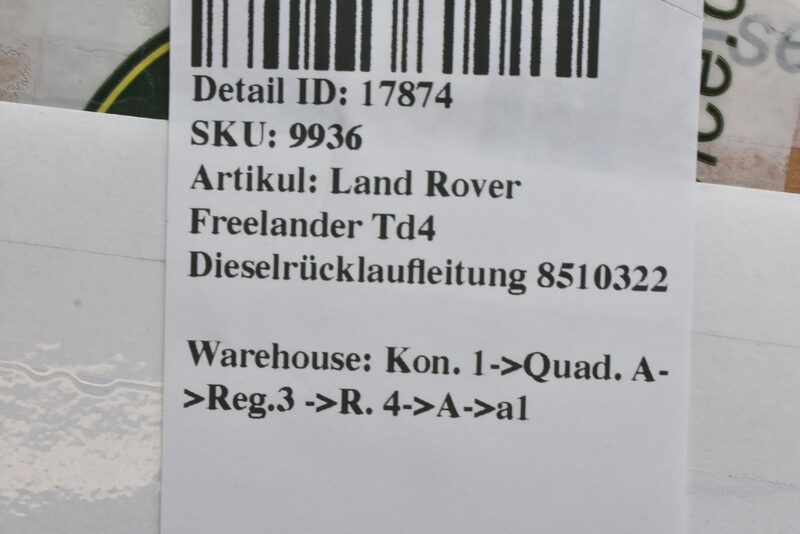 Land Rover Freelander Td4 Dieselrücklaufleitung 8510322 Bild 4