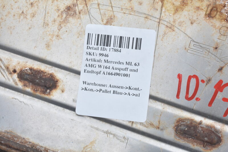 Mercedes ML 63 AMG W164  Auspuff und Endtopf A1664901001 Bild 6