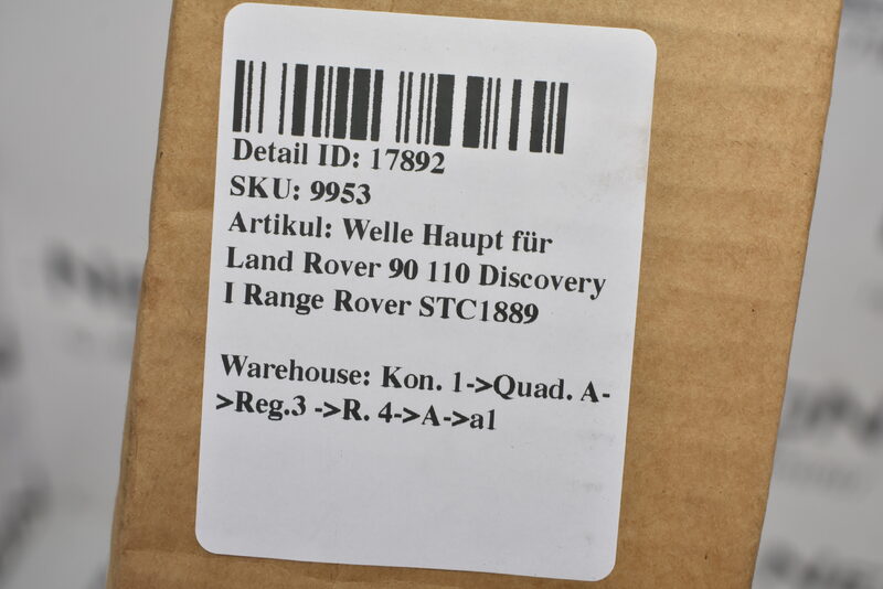 Welle Haupt für  Land Rover 90 110 Discovery I Range Rover  STC1889 Bild 7