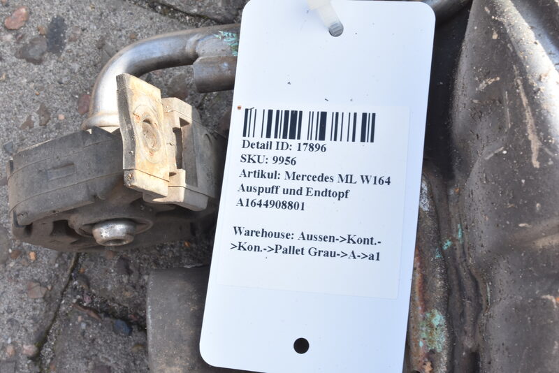 Mercedes ML W164 Auspuff und Endtopf A1644908801 Bild 5