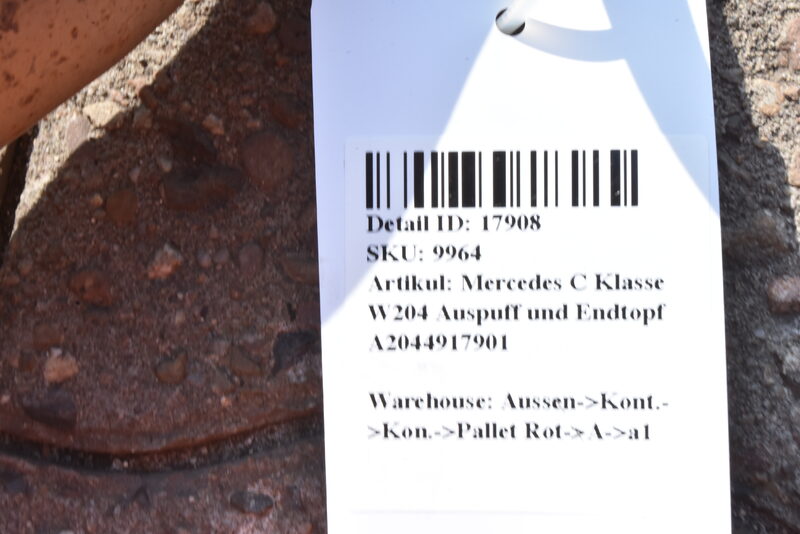 Mercedes C Klasse W204  Auspuff und Endtopf A2044917901 Bild 5